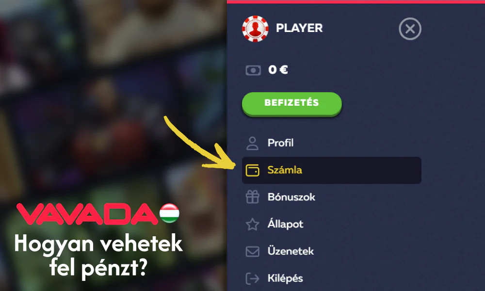 Vavada Hungary - hogyan lehet pénzt felvenni?